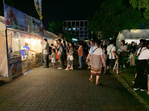 前夜祭 ビアガーデン
